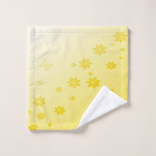 Sunshine Yellow Bad Handdoek (Wasdoekje)