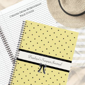 Sunshine Yellow Chic Summer Vacation Journal Notitieboek