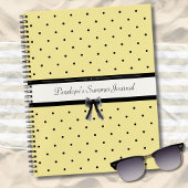Sunshine Yellow Chic Summer Vacation Journal Notitieboek