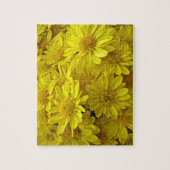 Sunshine Yellow Chrysanthema Legpuzzel (Verticaal)