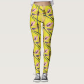 Sunshine Yellow DragonFly Leggings (Voorkant)