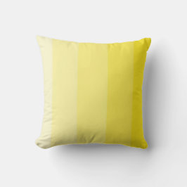 Sunshine Yellow Ombre Stripe Kussen