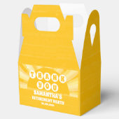 Sunshine Yellow Pensioen Partij dank u Bedankdoosjes (Geopend)