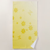 Sunshine Yellow Strandlaken (Voorkant)
