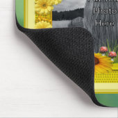 Sunshine Yellow Sunflower Foto Lijst Muismat (Hoek)