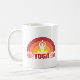 Sunshine Yoga Yogi Lotus Flower Koffiemok