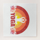Sunshine Yoga Yogi Lotus Flower Legpuzzel (Horizontaal)
