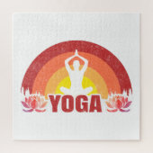 Sunshine Yoga Yogi Lotus Flower Legpuzzel (Verticaal)