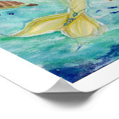 Sunshine Zee Mermaid poster van Renee Lavoie (Hoek)