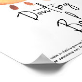 Sunshine zeg geen baby poster (Hoek)