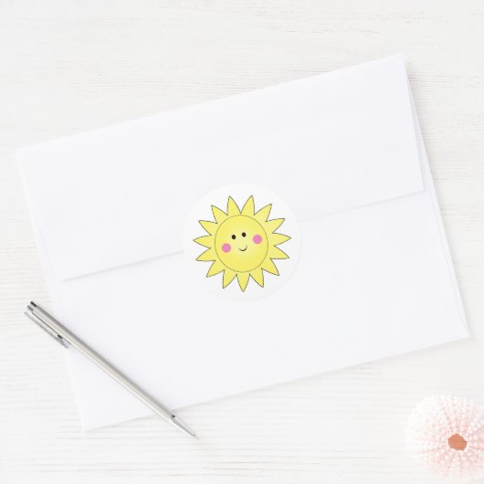 Sunshine Zomer Stickers (Envelop)