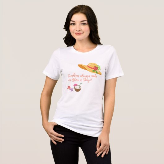 Sunshines Zomer Pet T-shirt (Voorkant volledig)