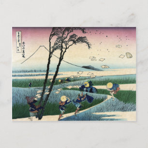 Sunshu Ejiri, 36 uitzicht Fuji. Hokusai Briefkaart