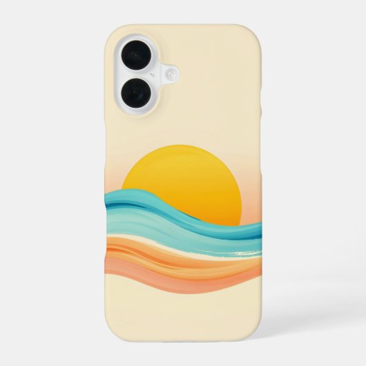 Sunsonharmonie Golf iPhone 16 Hoesje (Achterkant)