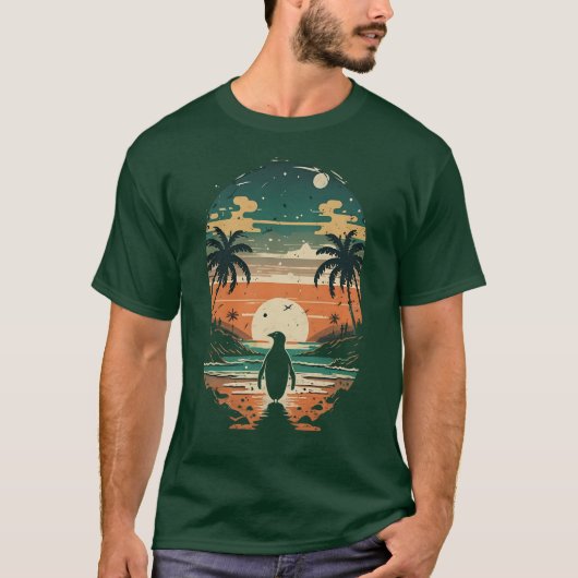 Sunsonparadijs Pinguïn T-shirt (Voorkant)