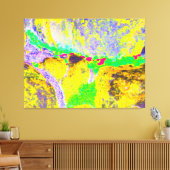 Sunspot Abstraction Canvas Afdruk (Insitu (Woonkamer))