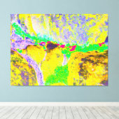 Sunspot Abstraction Canvas Afdruk (Insitu (Houten vloer))