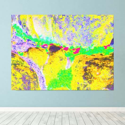 Sunspot Abstraction Canvas Afdruk (Insitu (Houten vloer))