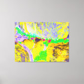 Sunspot Abstraction Canvas Afdruk (Voorkant)