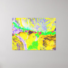 Sunspot Abstraction Canvas Afdruk