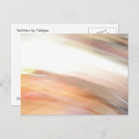 SunStorm abstract ontwerp Briefkaart (Voorkant / Achterkant)