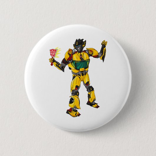 Sunstreaker Transformers Design Sticker Ronde Button 5,7 Cm (Voorkant)