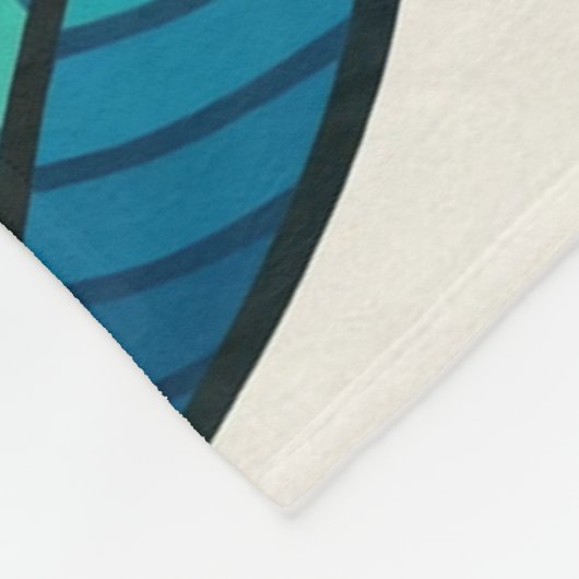 Sunstream Bloom  Fleece Deken (Hoek)