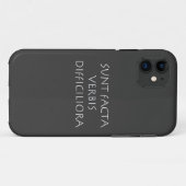 Sunt facta verbis moeilijkiliora Case-Mate iPhone case (Achterkant (horizontaal))