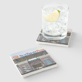 SunTrust Field, Atlanta Baseball Stenen Onderzetter (Zijkant)