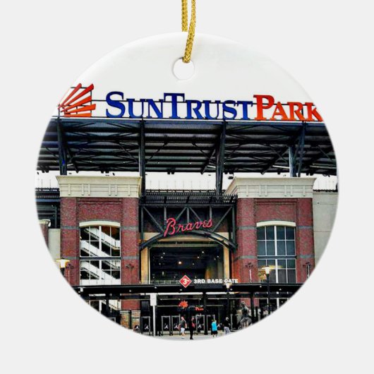 Suntrust Park, Suntrust Park Atlanta, Suntrust Par Keramisch Ornament (Voorkant)