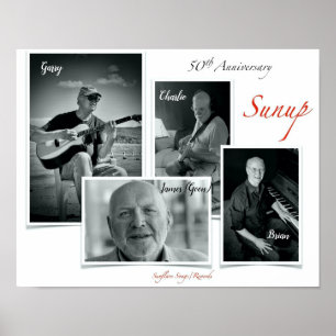 SUNUP 50ste Jubileum van Opname Poster