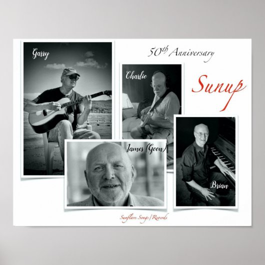 SUNUP 50ste Jubileum van Opname Poster (Voorkant)