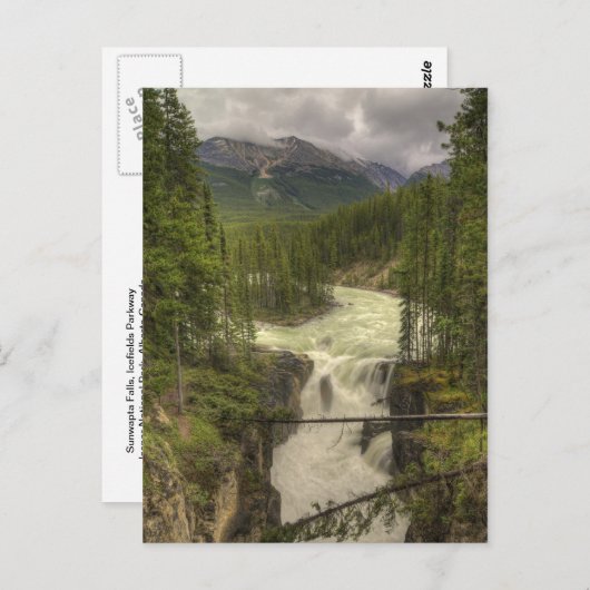 Sunwapta Herfsten Briefkaart (Voorkant / Achterkant)