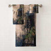 Sunwapta Herfsten, Canadian Waterfall Photography Bad Handdoek (Insitu)