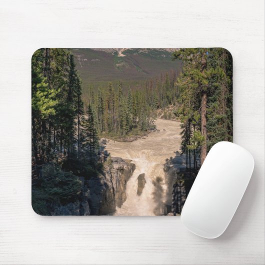 Sunwapta Herfsten, Canadian Waterfall Photography Muismat (Met muis)