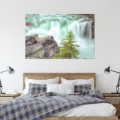 Sunwapta Herfsten Canvas Afdruk (Insitu (Slaapkamer))