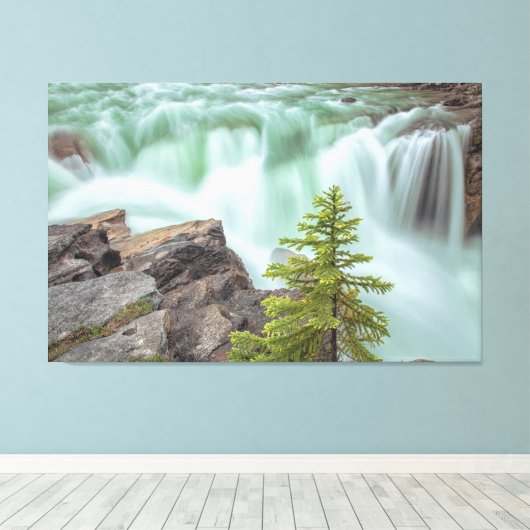 Sunwapta Herfsten Canvas Afdruk (Insitu (Houten vloer))