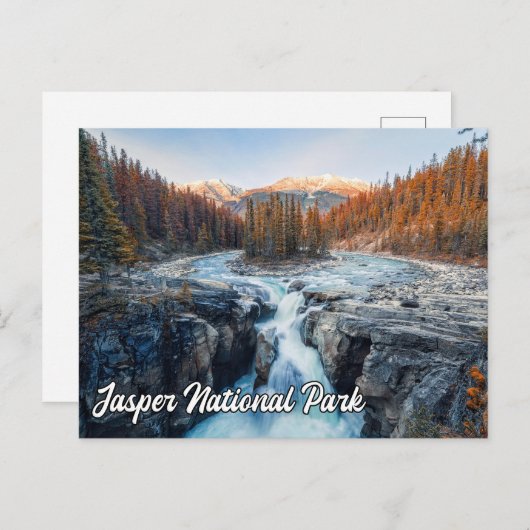Sunwapta Herfsten, Jasper National Park Briefkaart (Voorkant / Achterkant)
