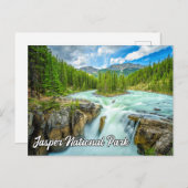 Sunwapta Herfsten, Jasper National Park Briefkaart (Voorkant / Achterkant)