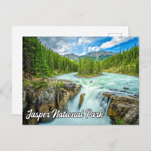 Sunwapta Herfsten, Jasper National Park Briefkaart (Voorkant / Achterkant)