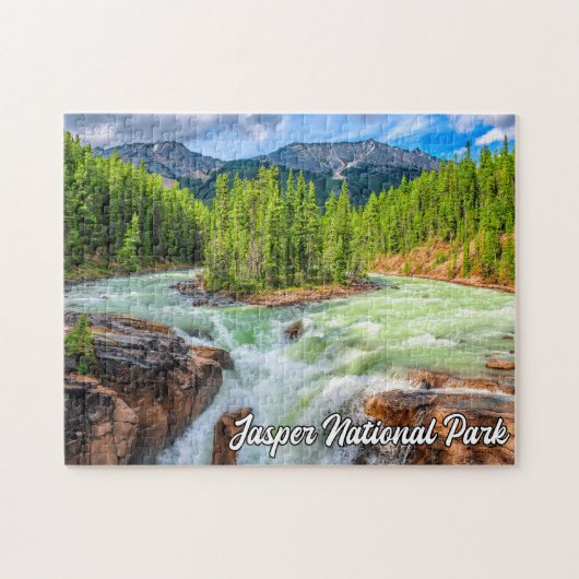 Sunwapta Herfsten, Jasper National Park Legpuzzel (Horizontaal)