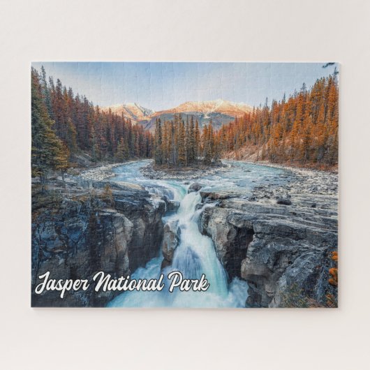 Sunwapta Herfsten, Jasper National Park Legpuzzel (Horizontaal)