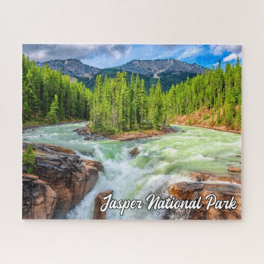 Sunwapta Herfsten, Jasper National Park Legpuzzel (Horizontaal)