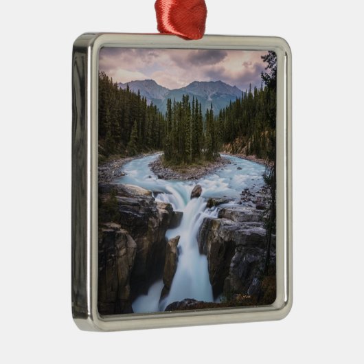 Sunwapta Herfsten | Nationaal Park Jasper Metalen Ornament (Rechts)