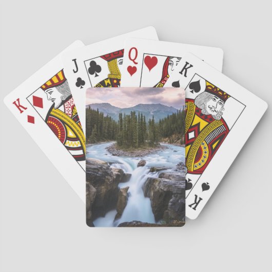 Sunwapta Herfsten | Nationaal Park Jasper Pokerkaarten (Achterkant)