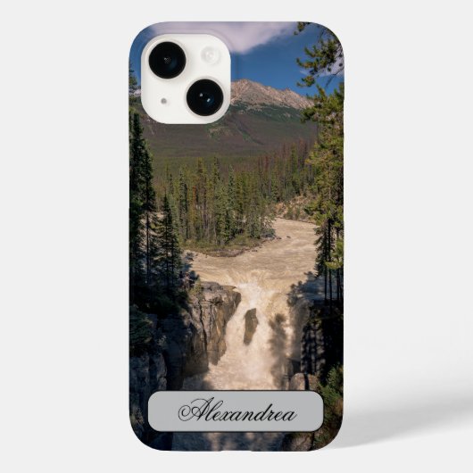 Sunwapta Herfsten, Watervalfotografie Case-Mate iPhone Case (Achterkant)