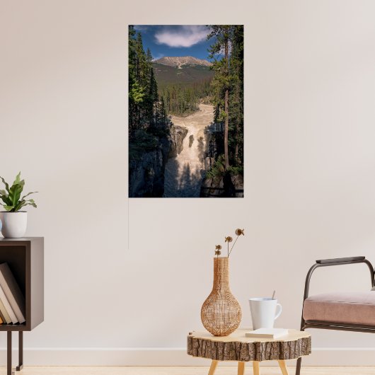 Sunwapta Herfsten, Watervalfotografie Poster (Woonkamer 3)