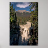 Sunwapta Herfsten, Watervalfotografie Poster (Voorkant)