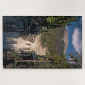 Sunwapta Serenity: Watervalfotografie Legpuzzel (Horizontaal)