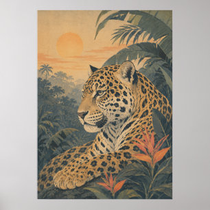 Sunward I — Jaguar bij zonsopgang Poster